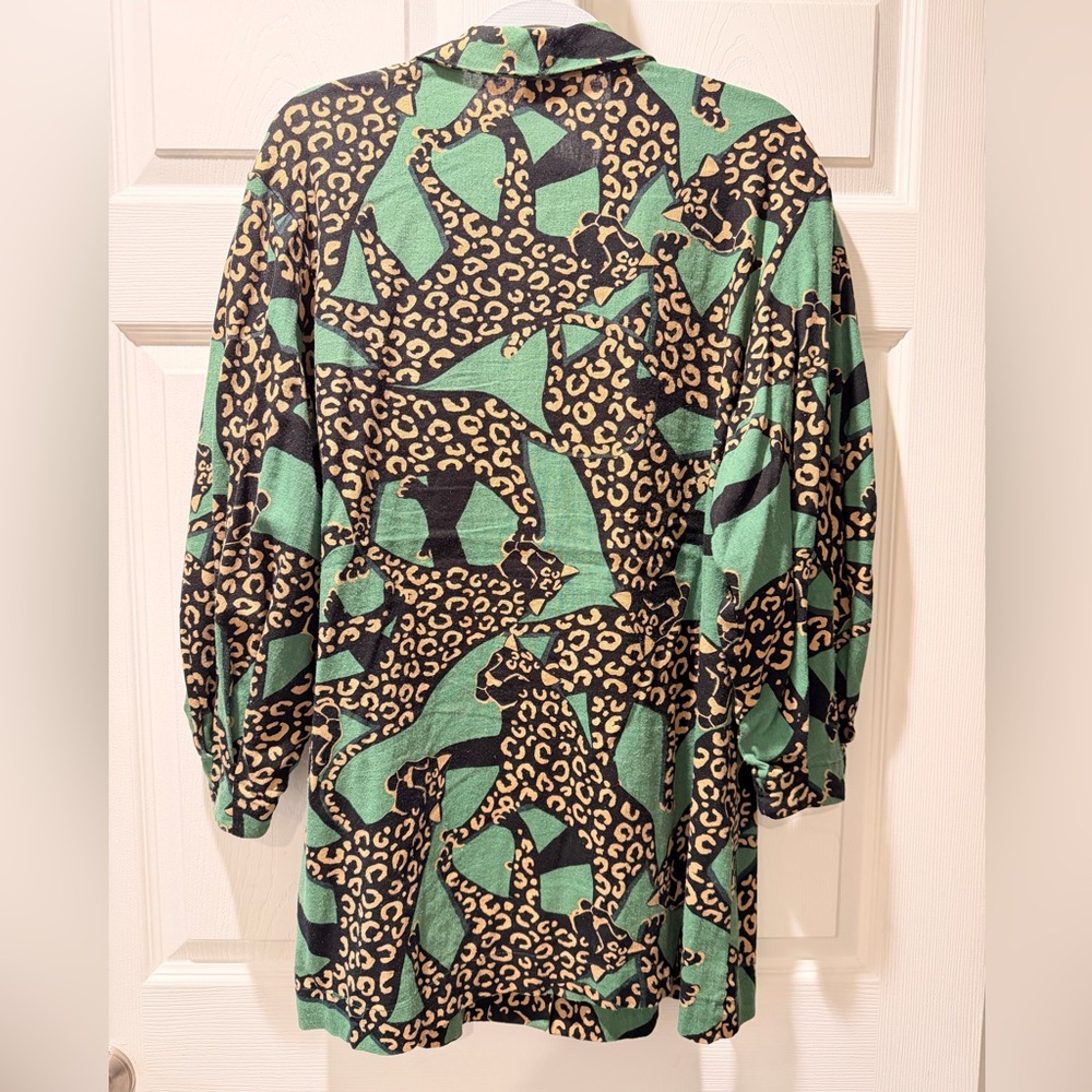 Farm Rio “Dança da Onça” - Leopard Print Oversized Blazer - Picture 7 of 8
